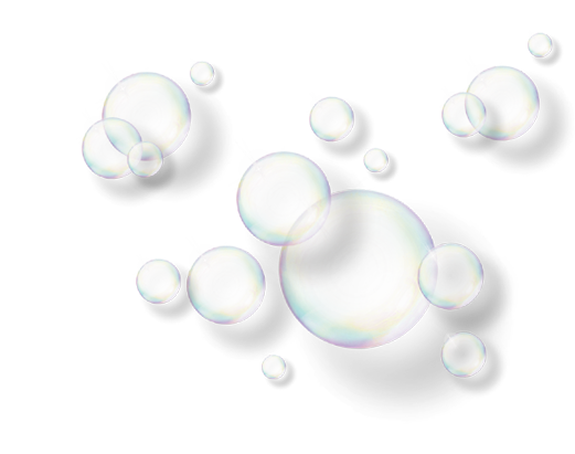Decorative bubble graphic