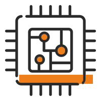 Electronics industry icon