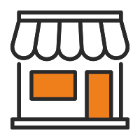 Retail industry icon