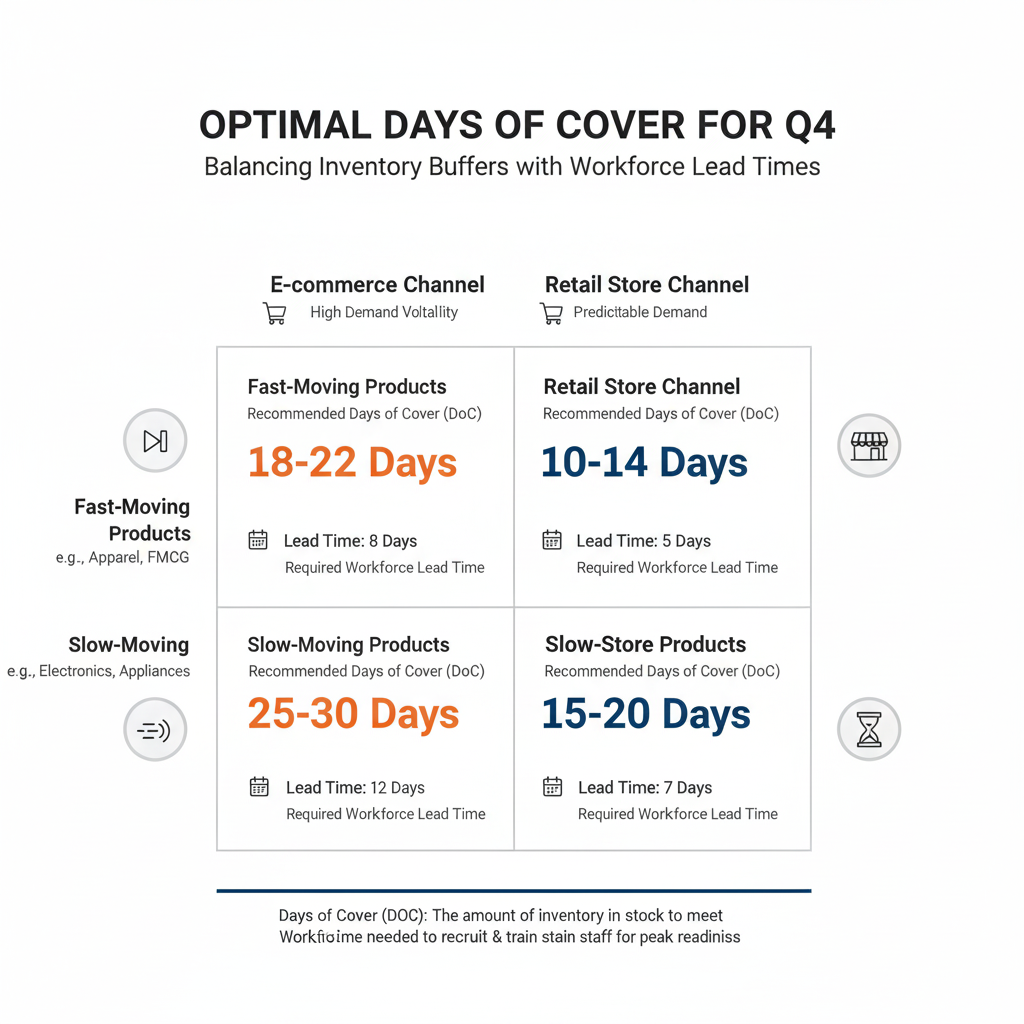 Inventory Buffering: Optimal Days of Cover for Q4 (A Visual Guide for Indian Supply Chains)