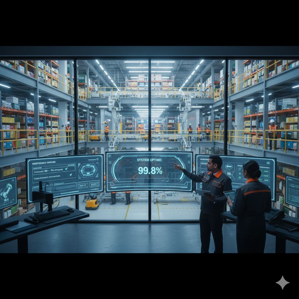 Q: How do we keep urban fulfilment hubs operating at 99% uptime during festival peaks?