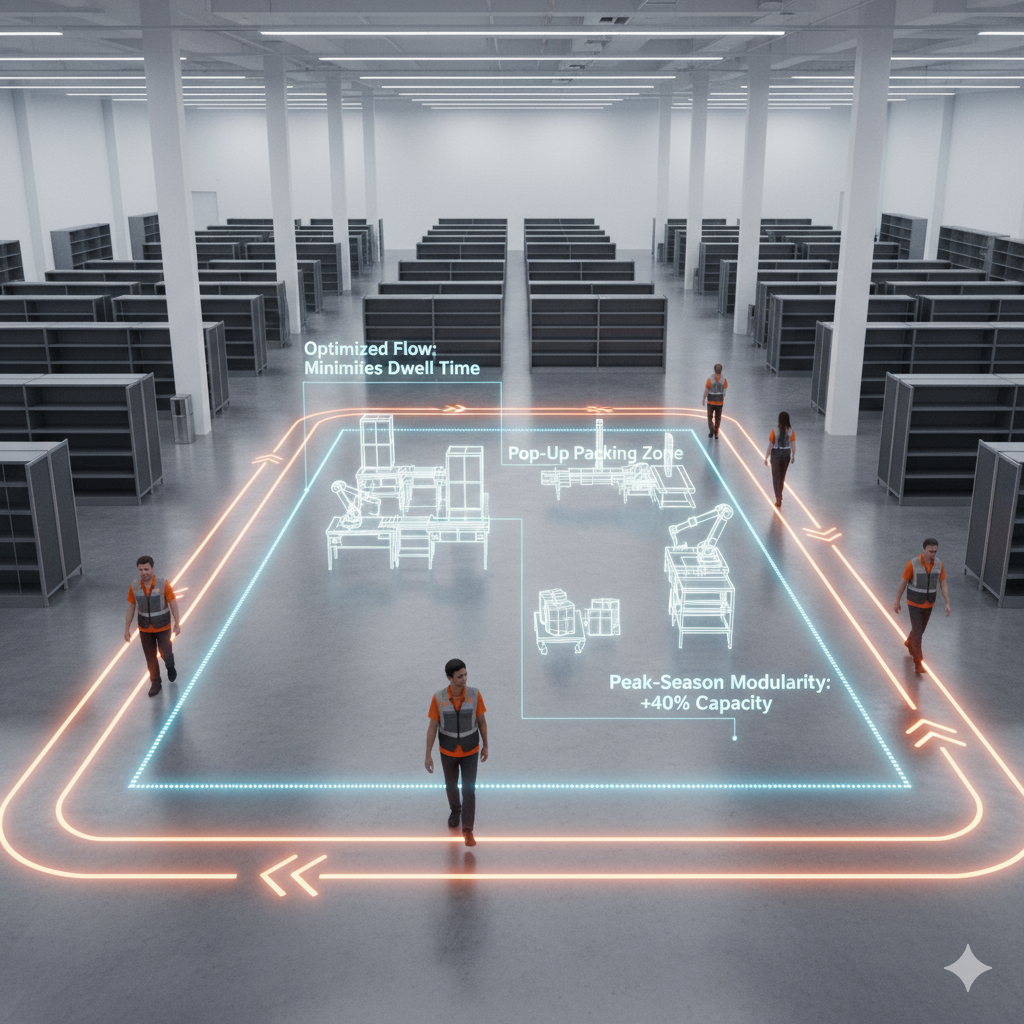 Designing Retail & Fulfilment Spaces for Predictable Peak Performance